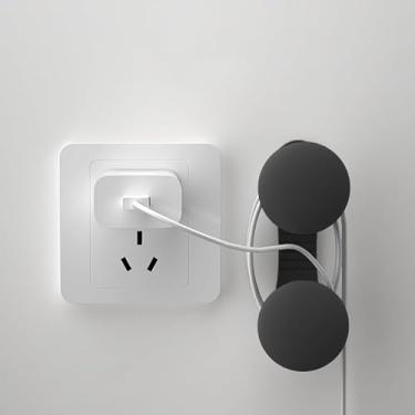 Imagem de Organizador de cabos para eletrodomésticos, suporte de cabo adesivo para utensílios de cozinha, organizadores de fios para batedeira, liquidificador, cafeteira, panela de pressão e fritadeira a ar