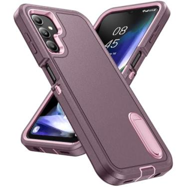 Imagem de Capa de suporte de proteção rígida para Samsung Galaxy A54 A14 A53 A13 A04S S23 Ultra S22 Plus Capas de telefone móvel, roxa, para Galaxy S22 plus