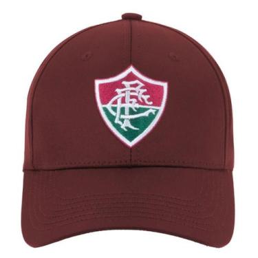 Imagem de Boné Fluminense Supercap Licenciado Masculino Bordô