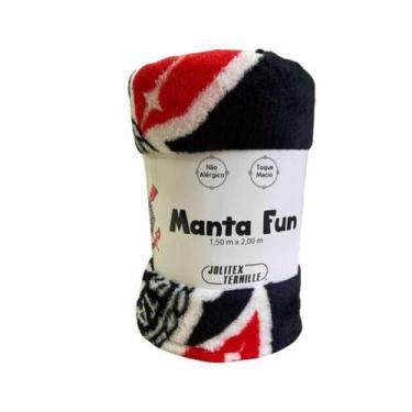 Imagem de Manta Micro Solteiro 200x150 Fun Não Alérgica Corinthians Corinthians 