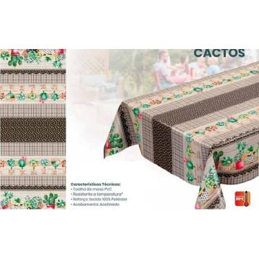 Imagem de Toalha de Mesa 6 Lugares Estampada Impermeável e Térmica - Admirare, C