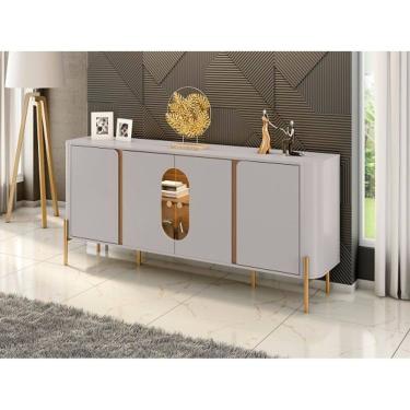 Imagem de Aparador Tambaú Off White/Cinamomo - Bechara Móveis