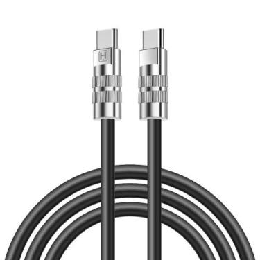 Imagem de Cabo Usb-C Turbo Armor Slim Turbo 3.1A Super Reforcado Tipoc - Hrebos