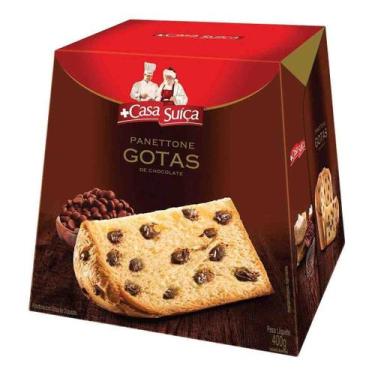 Imagem de Panetone Casa Suíça, Chocotone 400G, Chocolate