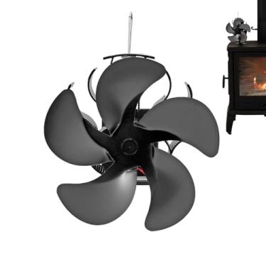 Imagem de Ventilador de fogão a lenha, circulação de ar quente, ventiladores de fogão a lenha - soprador silencioso, economia de energia para vida fora da rede, inverno, pellet, cozinha, homens, casa, sala de