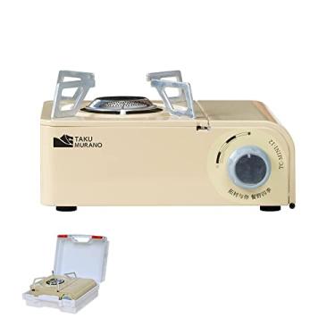 Imagem de IUPPA Fogão cassete portátil a gás butanos 2500W com ignição piezoelétrica para cozinhar ao ar livre, acampamento, mochila, caminhadas, churrasco