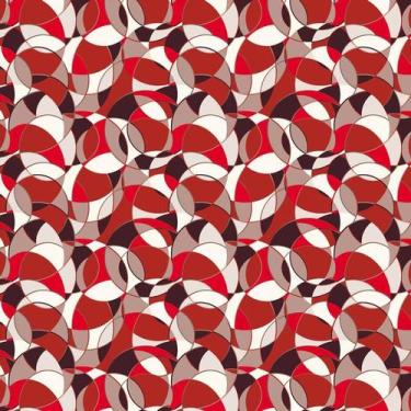 Imagem de Papel De Parede Circulos Coloridos Adesivo Sala Quarto Casal - LRP