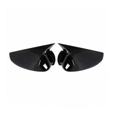 Imagem de Capa de espelho lateral retrovisor de carro compatível com Honda Accord 2008-2012 Buzina de acabamento 2/4 portas Sedan 8/8,5/9th estilo fibra de carbono preto brilhante (2)