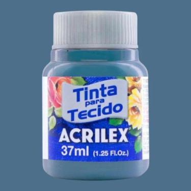 Imagem de Tinta para Tecido Fosca 37ml Acrilex - Cores Frias - 04140, AZUL INVER