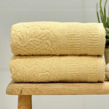 Imagem de Toalha De Banho Buddemeyer Botanique Extra Soft 70x135 Amarelo