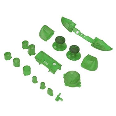 Imagem de RiToEasysports Kits Completos de Mod de Botões, Design Premium, Cores Vibrantes para Controle Series X S, Botões de Controle de Jogo (Verde Transparente)