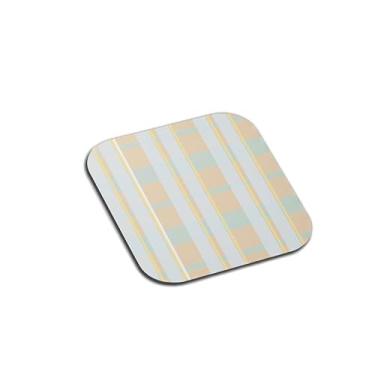 Imagem de Porta Copos Com Ilustração Personalizada Xadrez Retrô Textura Papel - Tamanho 10x10 cm