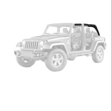 Imagem de Koverz Enchimento de cobertura de barra de rolo de neoprene compatível com Jeep Wrangler JK 2007-2018 de 2 portas - Preto