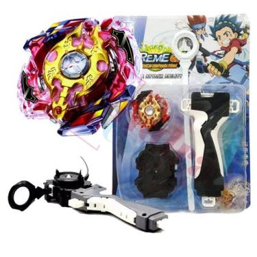 Imagem de Kit Beyblade Burst Com Lançador Promo Barato Resistente, Beyblade Burs