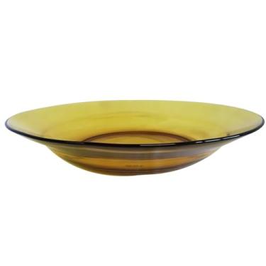 Imagem de PRATO FUNDO AMBER VIDRO SODA LIME 22CM