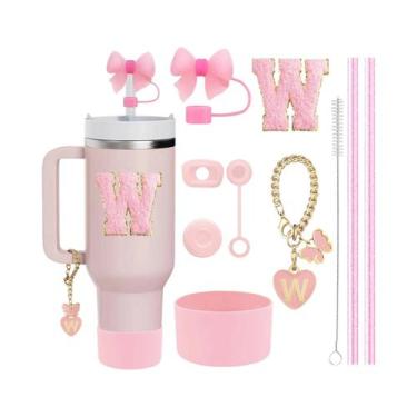 Imagem de Conjunto De Acessórios Para Copo Stanley Com 10 Peças: 2 Canudos, Esco