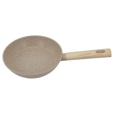 Imagem de Frigideira Indução Antiaderente 20cm Linha Marble – Cabo de Madeira – Aquecimento Rápido – Revestimento Durável – Ideal para Uso Diário e Receitas Práticas