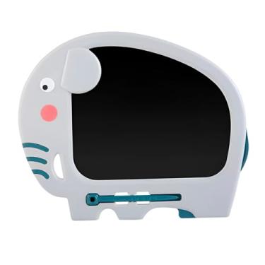 Imagem de Lousa Mágica Infantil em Formato de Elefante, LCD Reutilizável com Caneta, 27,4x22,7cm, Azul, para Crianças +2 Anos (Cinza)