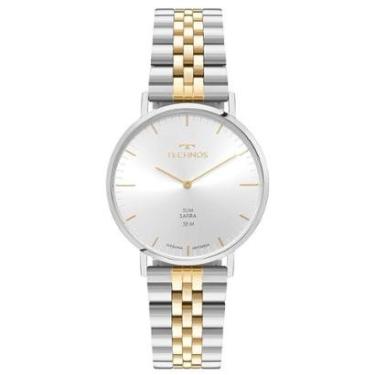 Imagem de Relógio Technos Masculino Slim Bicolor - 2025LUJ/1K-Masculino