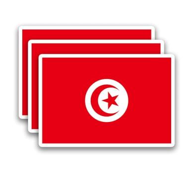 Imagem de Adesivos de bandeira dos países 01 (Tunísia)
