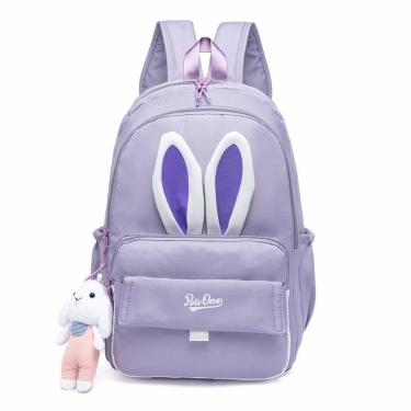 Imagem de Mochila Feminina Polo One Infantil De Costas Espaçosa Coelho-Feminino