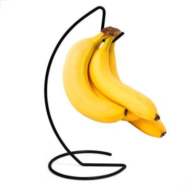 Imagem de Suporte para Cacho de Bananas e ou Acessórios na Cor Preta. - mamor pl