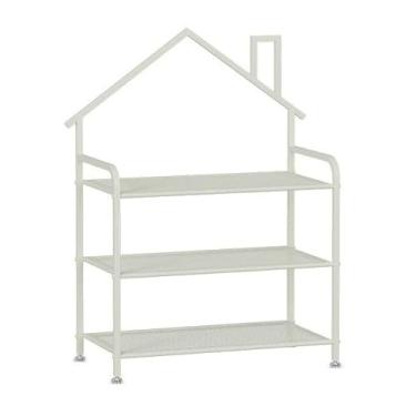 Imagem de Organizador de sapatos moderno de metal, armazenamento de prateleira de sapatos de 3/4/5/7 níveis de altura, organizador vertical de sapateira com prateleiras de malha para entrada, quarto, armário de