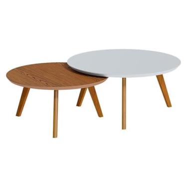 Imagem de Conjunto de Mesa Classic Centro Redonda - Off White Freijó