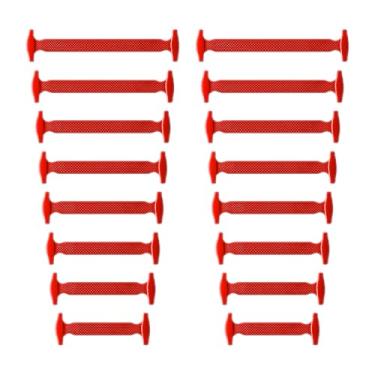 Imagem de Kit Cadarços de Silicone Elástico (Vermelho)