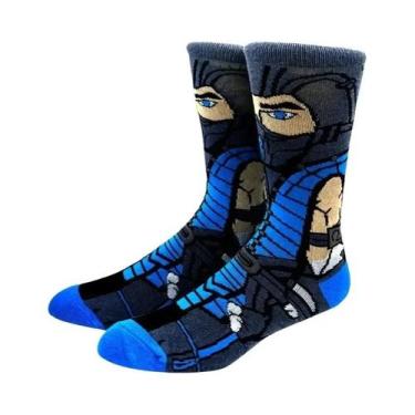 Imagem de Meias Longas Masculinas Com Personagens De Desenho Animado Confortávei