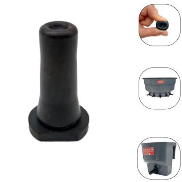 Imagem de Bico para Alimentador Amamentador de Leite Bezerros Milk bar Preto Sol