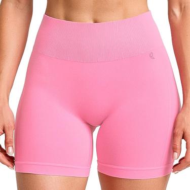 Imagem de Shorts Fitness Benévola Poliamida Academia Sem Costura Leg Legging Sem Transparência Treino Corrida-Feminino