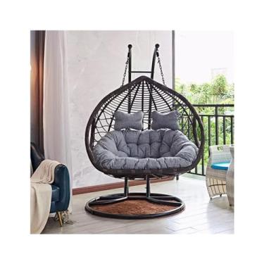 Imagem de Cadeira de vime para pendurar cadeira de balanço doméstica cadeira de balanço cadeira suspensa cadeira de balanço cadeira de balanço cadeira de balanço cadeira de cesta de pendurar cadeira de vime