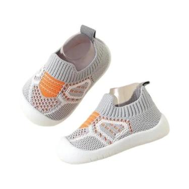 Imagem de Sapatos Antiderrapantes E Respiráveis Para Bebês, Meias De Berço Com S