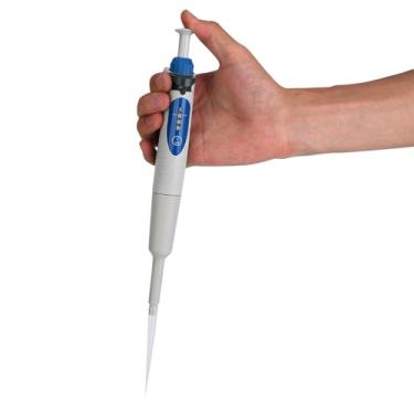 Imagem de Garosa Pipeta Ajustável de Canal único, Display Digital para Medições Precisas, Design Ergonômico, Ideal para Laboratórios Clínicos e de Biotecnologia