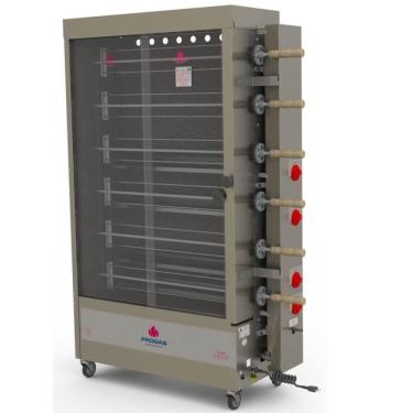 Imagem de Forno Industrial Rotativo A Gás Progás Style Pr-634 6 Espetos Para 30 Frangos Bivolt P25420