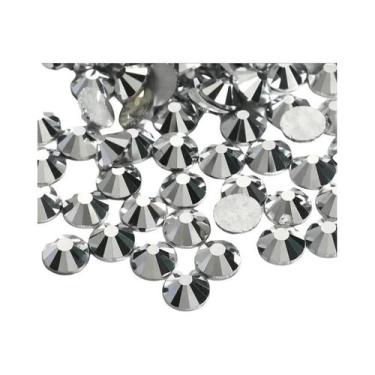 Imagem de Decorações De Unhas 3D Em Ouro, Prata E Hematita, Strass De Base Plana