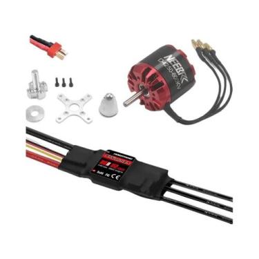 Imagem de Motor Brushless Outrunner 600KV 800KV Com ESC E UBEC Para Drones FPV, 