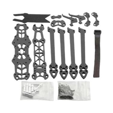 Imagem de Kit De Estrutura Para Drone FPV De Corrida Freestyle Em Fibra De Carbo