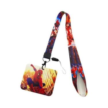 Imagem de Cordão De Pescoço Infantil Disney Super-Heróis Para Meninos, Porta-Cra