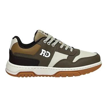 Imagem de Tênis Redikal Skate Masculino RKT588 Off White/Marrom-Masculino