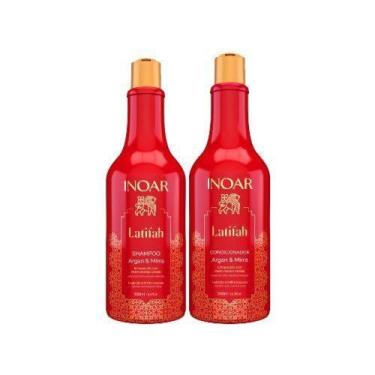 Imagem de Kit Inoar Latifah Argan e Mirra Shampoo + Condicionador 500ml