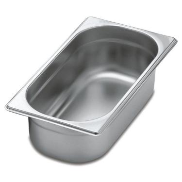 Imagem de Kit 2 Cubas Gastronomica Inox GN 1/3 x 100mm (325x176mm) - Brasinox