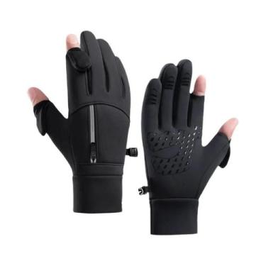 Imagem de Luvas Quentes Impermeáveis E À Prova De Vento Com Tela Sensível Ao Toq