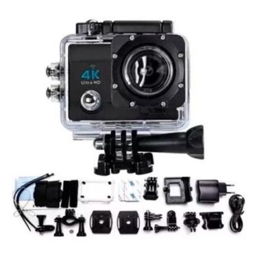 Imagem de Câmera de ação 4K Ultra HD WiFi 30 metros à prova d'água com controle 