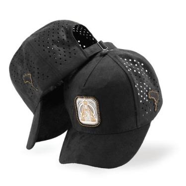 Imagem de Boné Nossa Senhora Em Suede Tamanho Grande Plus Size - Use Young, Pret