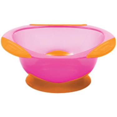 Imagem de Pratinho Fundo BOWL para Bebe com Ventosa 6M+ Buba, Rosa