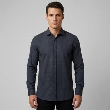 Imagem de Camisa Dudalina Comfort Xadrez Masculino-Masculino