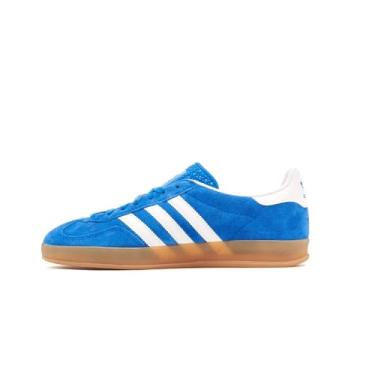 Imagem de adidas Tênis masculino Gazelle Indoor, Pássaro azul/branco nuvem/chiclete, 40 BR