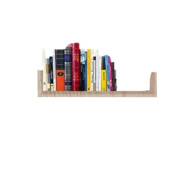 Imagem de Prateleira Modelo U Trovarelli Madeirado [F031] Retangular em MDF 100% Reflorestamento...